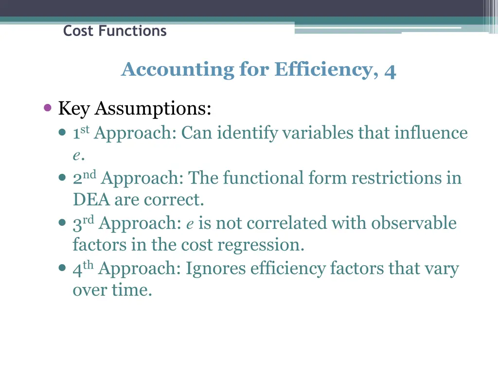 cost functions 18