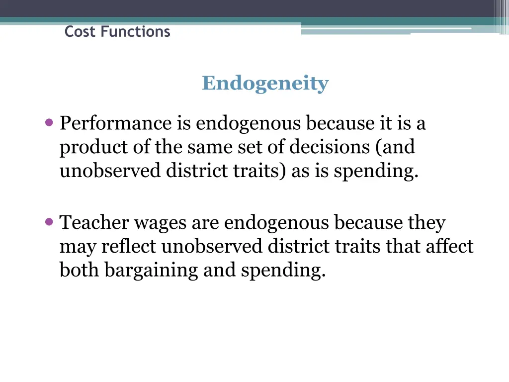 cost functions 22