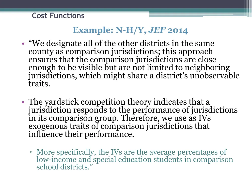 cost functions 28