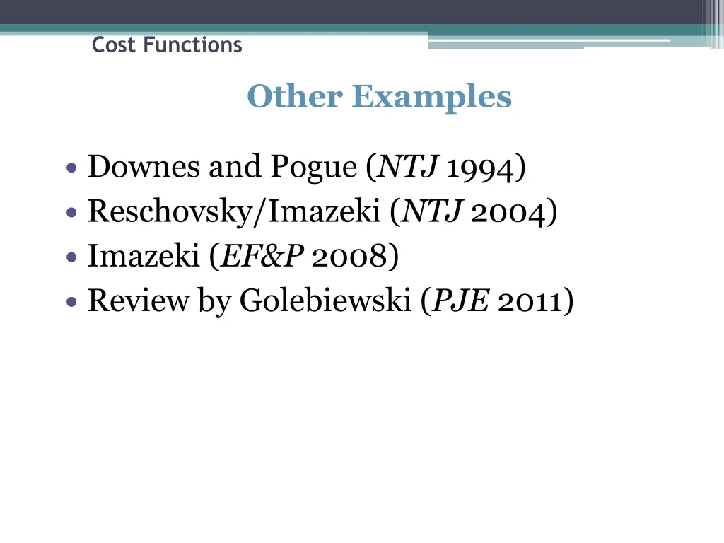 cost functions 32