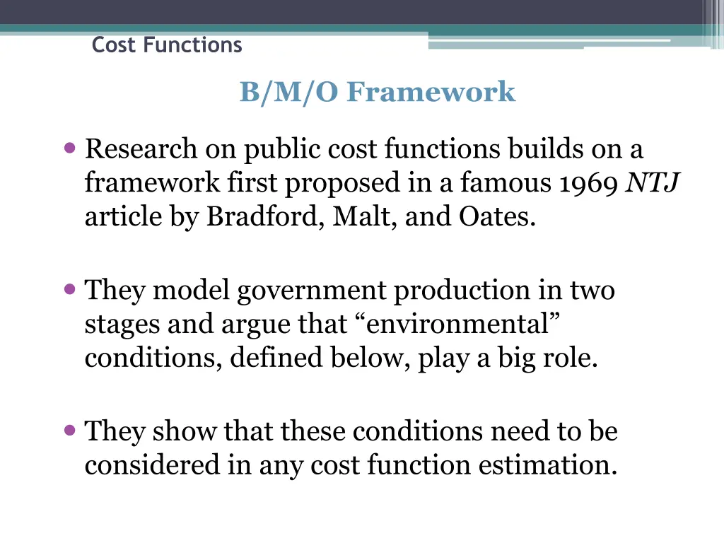 cost functions 7