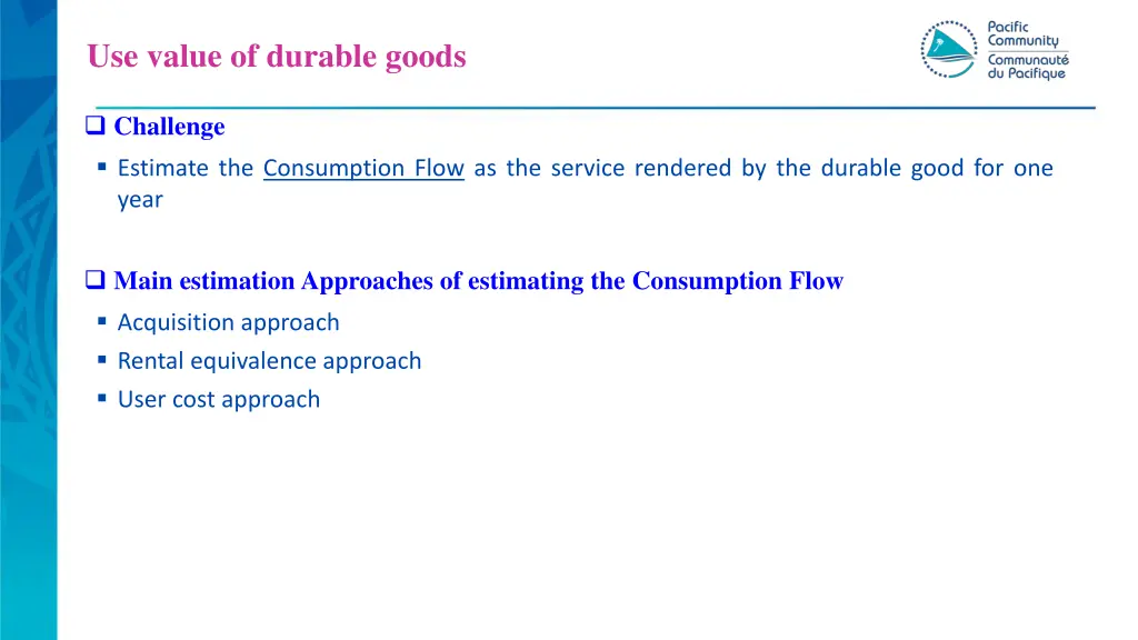 use value of durable goods