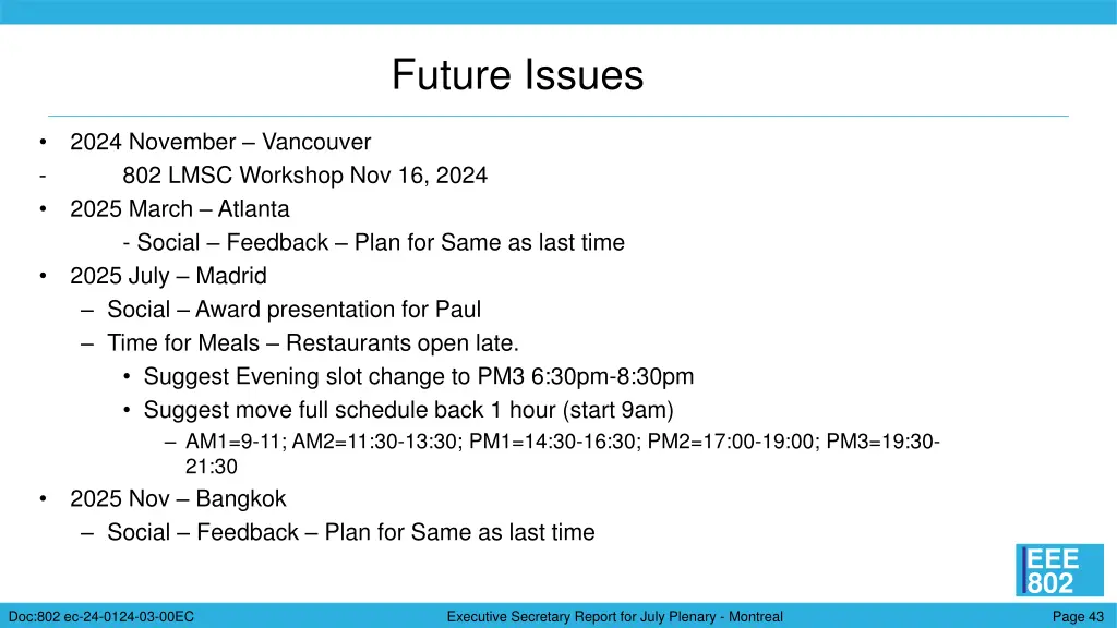 future issues 1