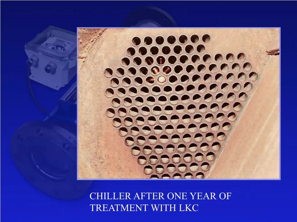 chiller after one year of treatment with lkc