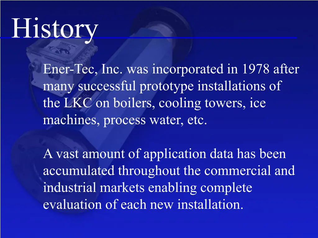 history