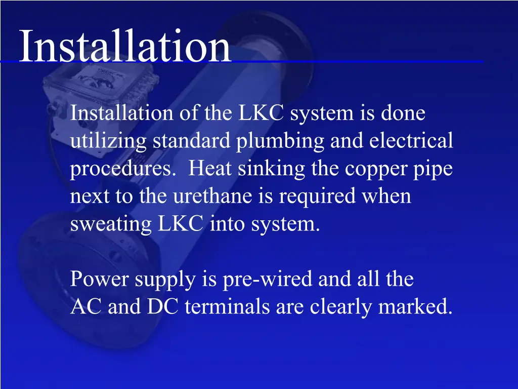 installation