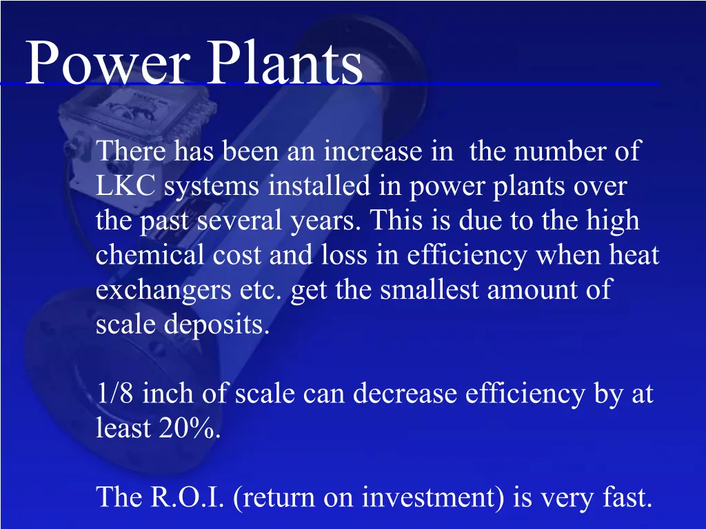 power plants