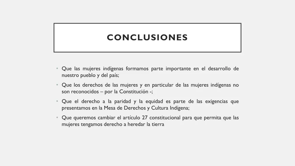 conclusiones