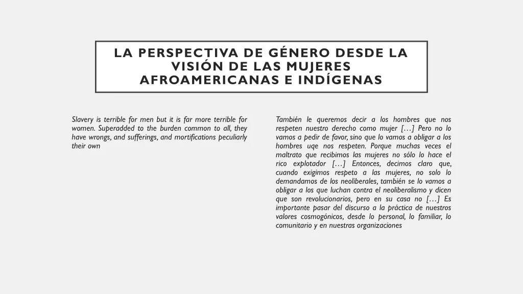 la perspectiva de g nero desde la visi