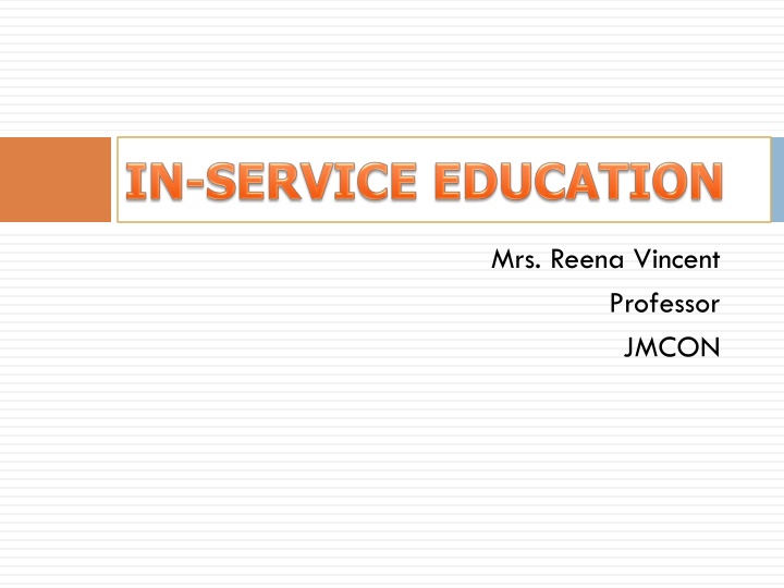 mrs reena vincent professor