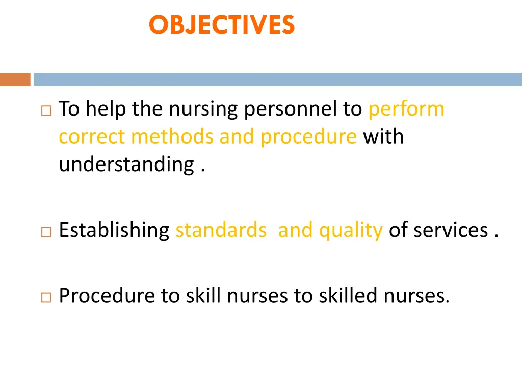 objectives 1
