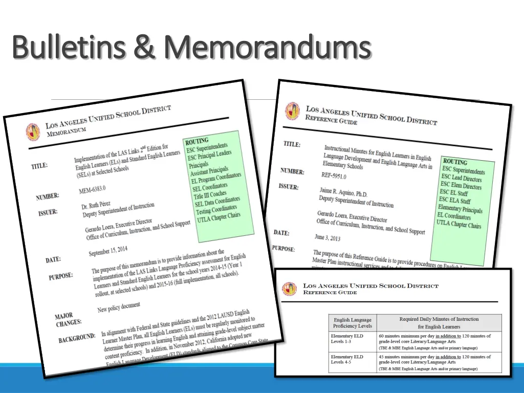 bulletins memorandums bulletins memorandums