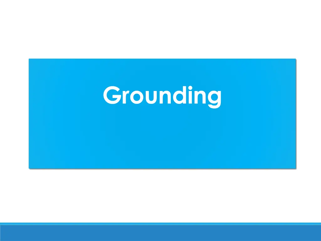 grounding