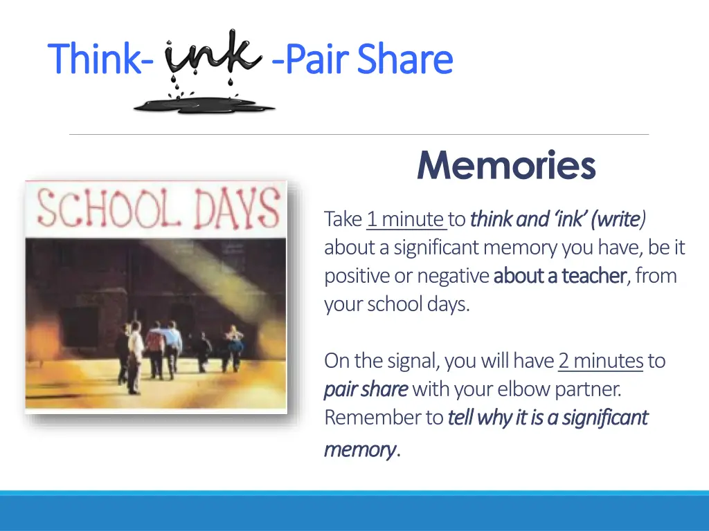 think think pair share
