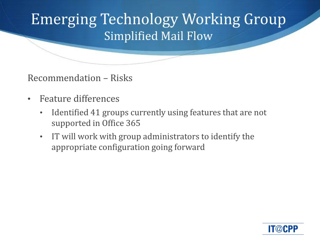 emerging technology working group simplified mail 6