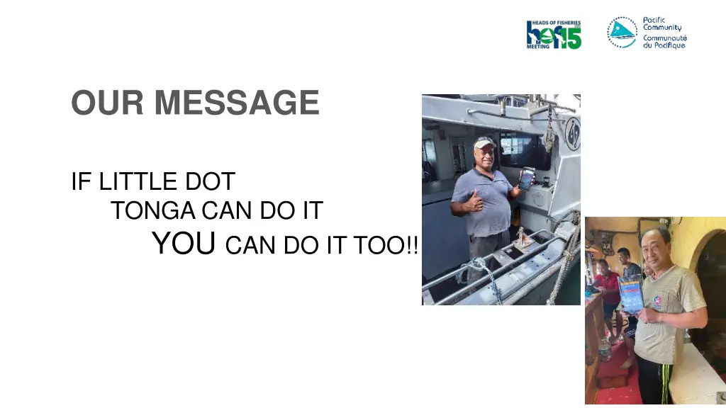our message