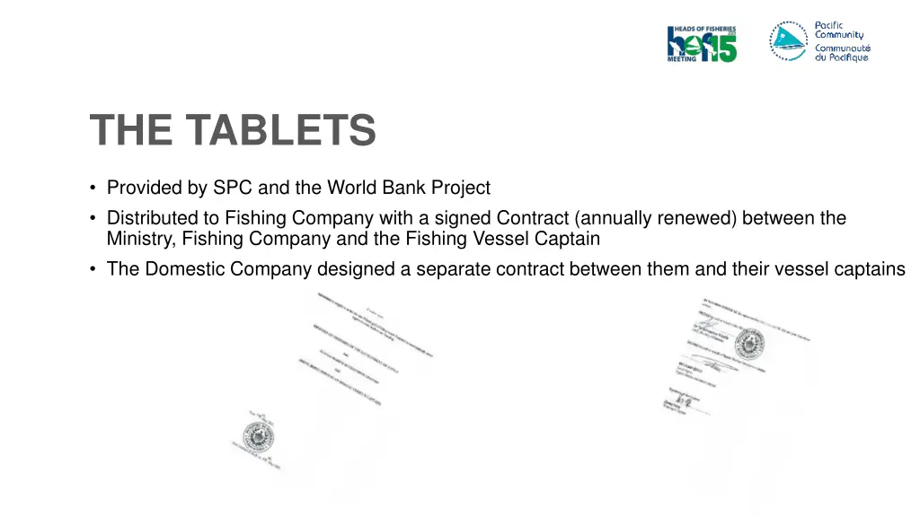 the tablets