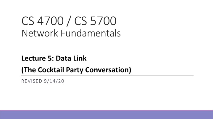 cs 4700 cs 5700 network fundamentals