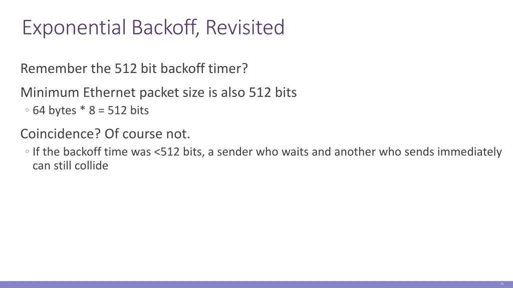 exponential backoff revisited