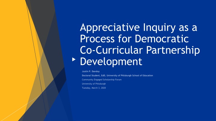 appreciative inquiry as a process for democratic