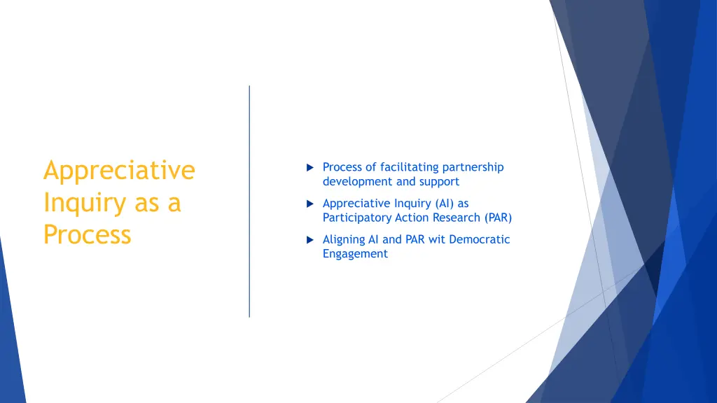 appreciative inquiry as a process