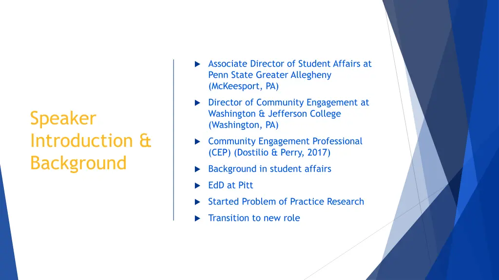 associate director of student affairs at penn