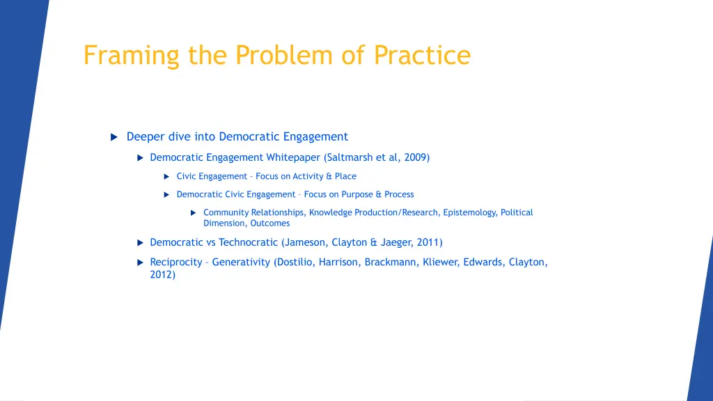 framing the problem of practice 2