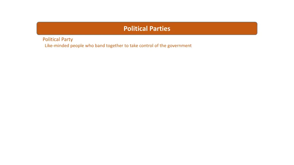 political parties 1