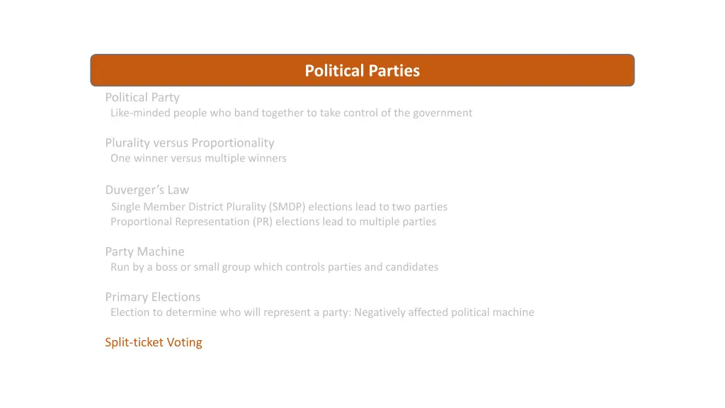 political parties 10