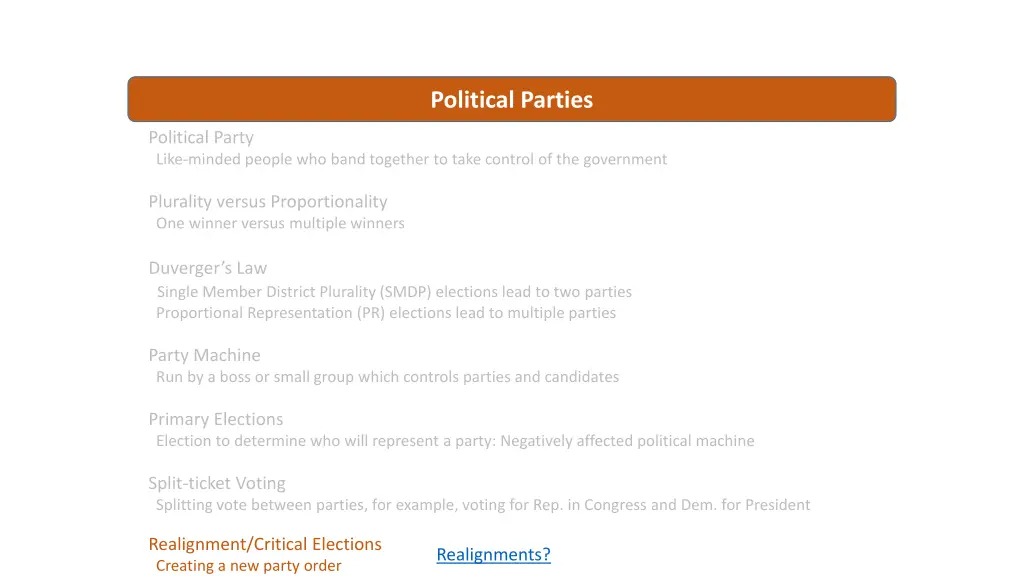political parties 14