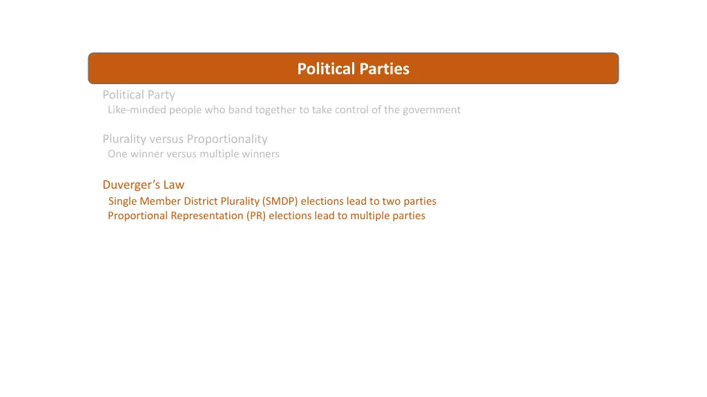 political parties 5