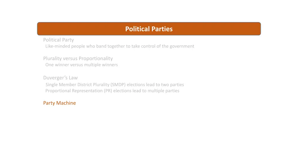 political parties 6