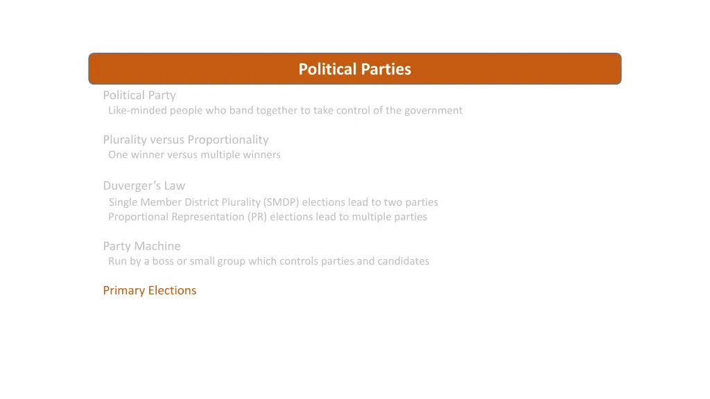 political parties 8