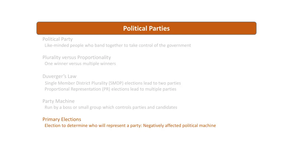 political parties 9