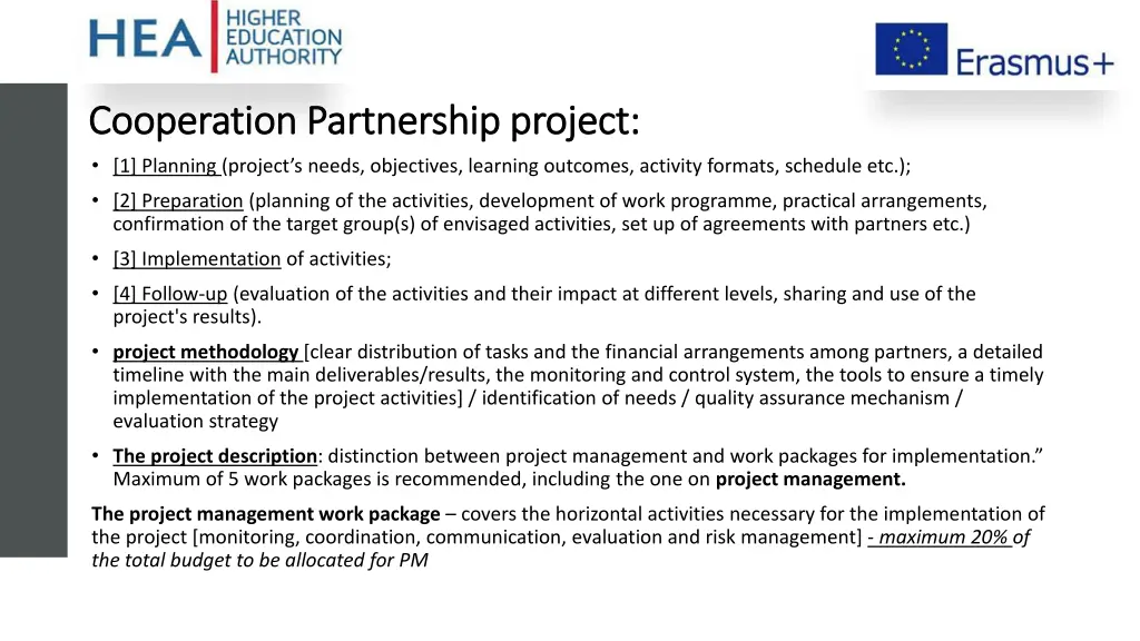 cooperation partnership project cooperation