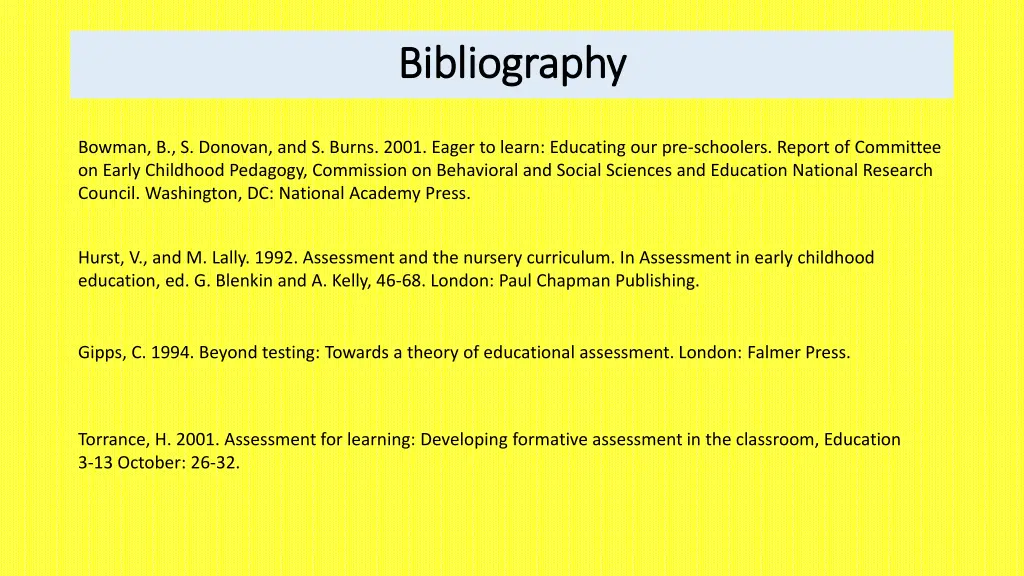 bibliography bibliography