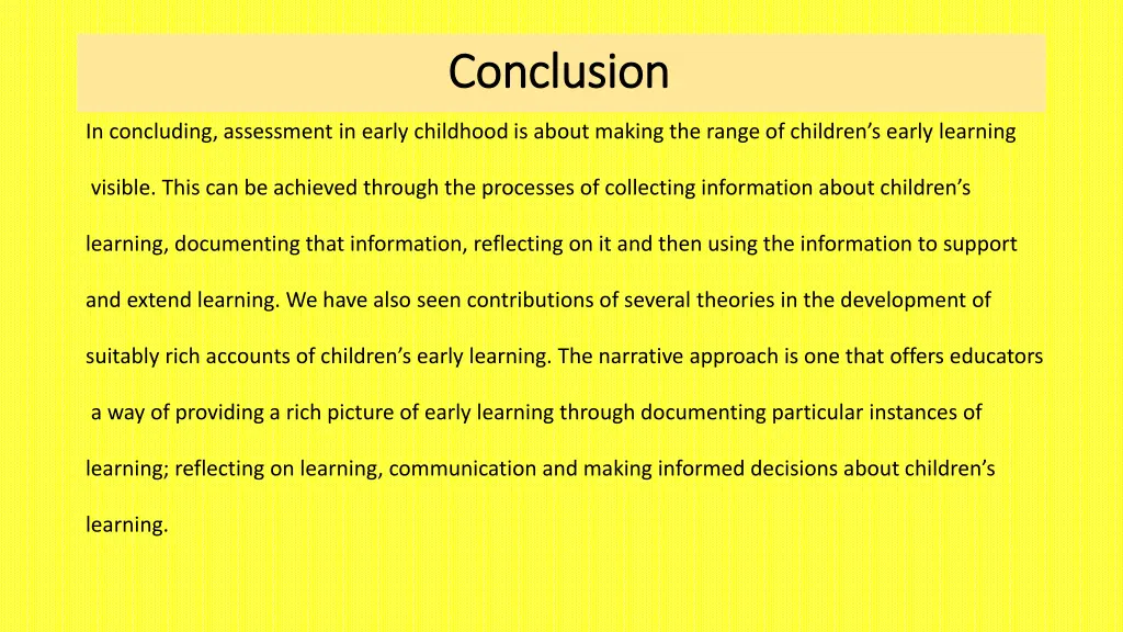 conclusion conclusion