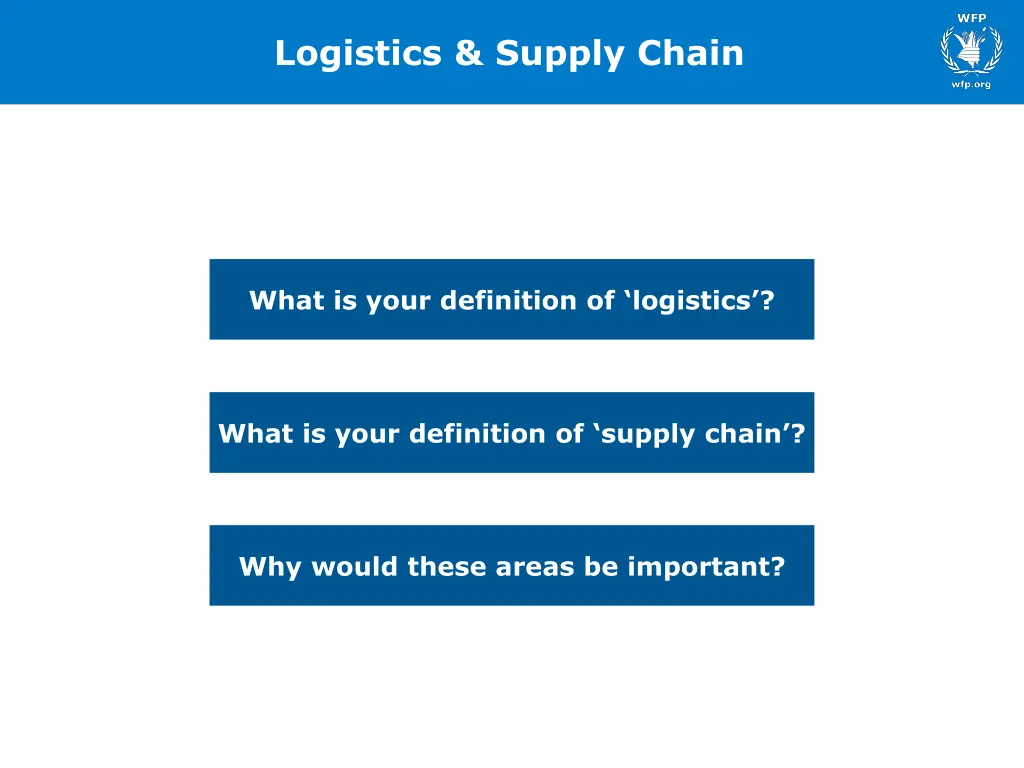 logistics supply chain