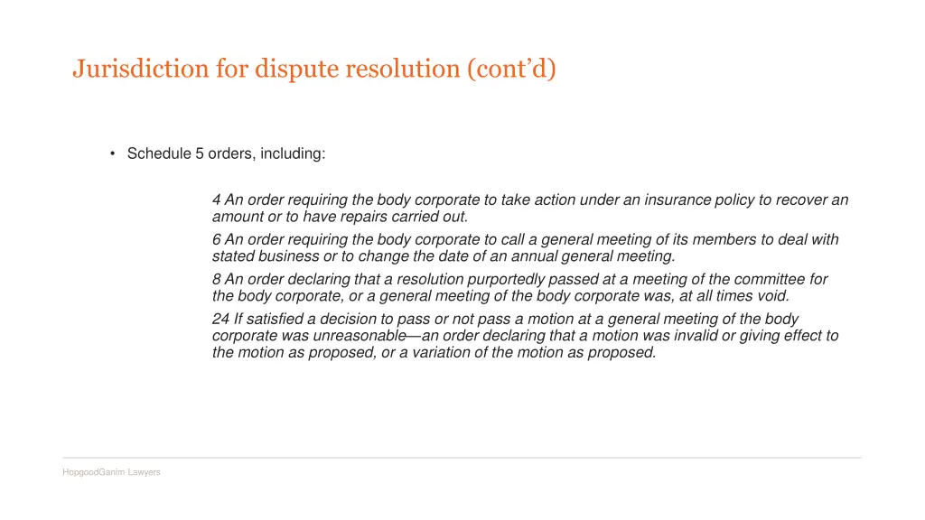 jurisdiction for dispute resolution cont d 2