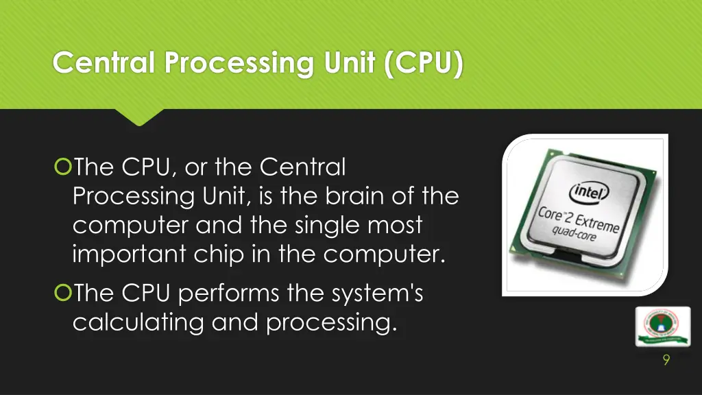 central processing unit cpu