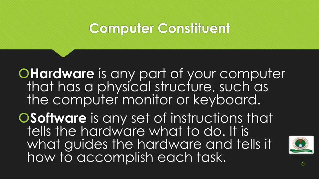 computer constituent