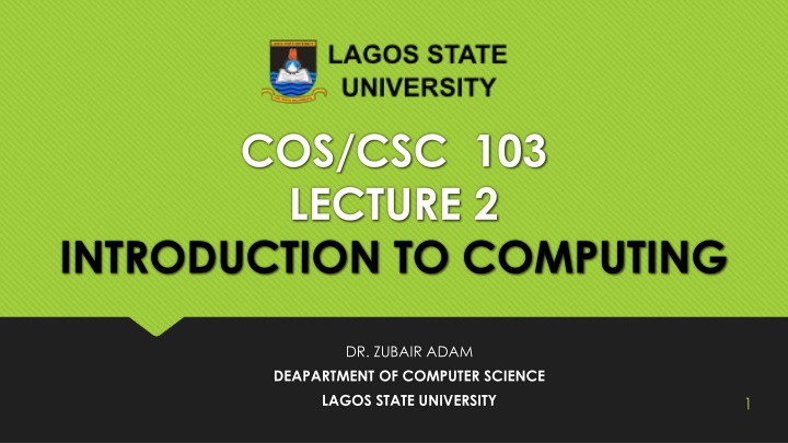 cos csc 103 lecture 2