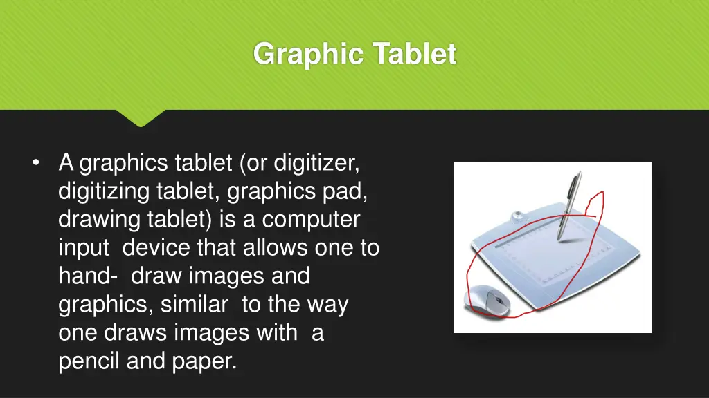 graphic tablet