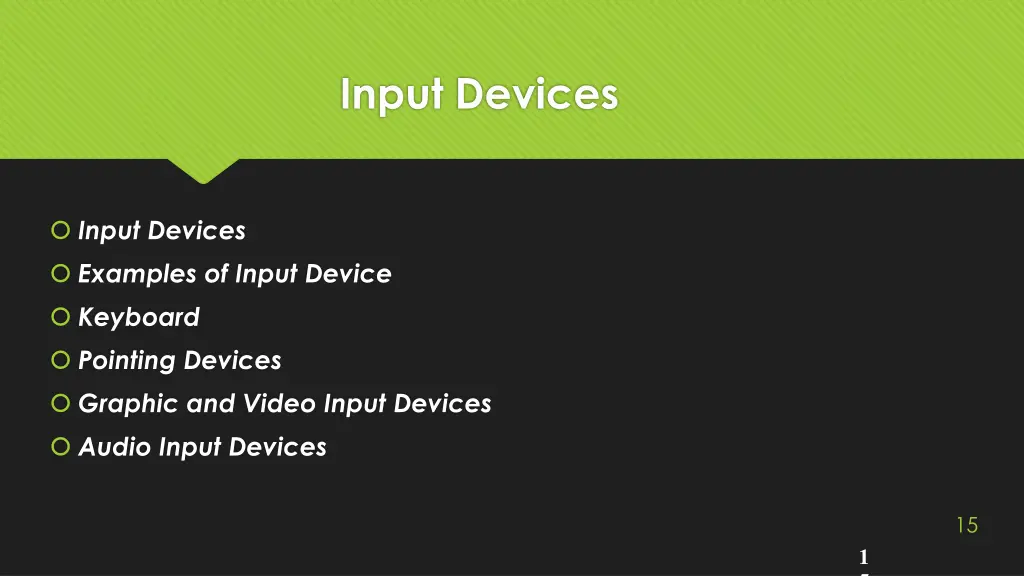 input devices