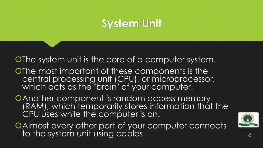 system unit