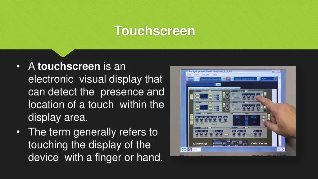 touchscreen
