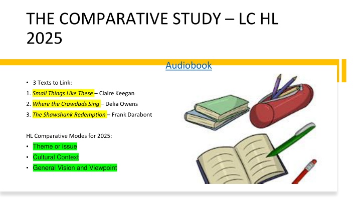 the comparative study lc hl 2025