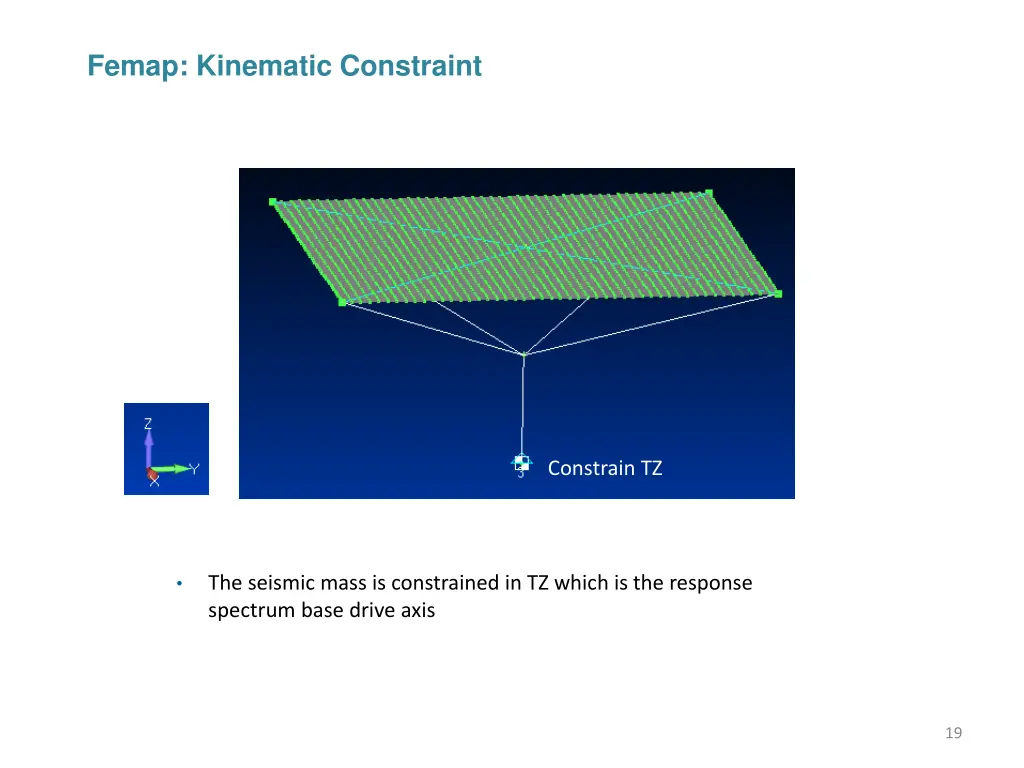 femap kinematic constraint