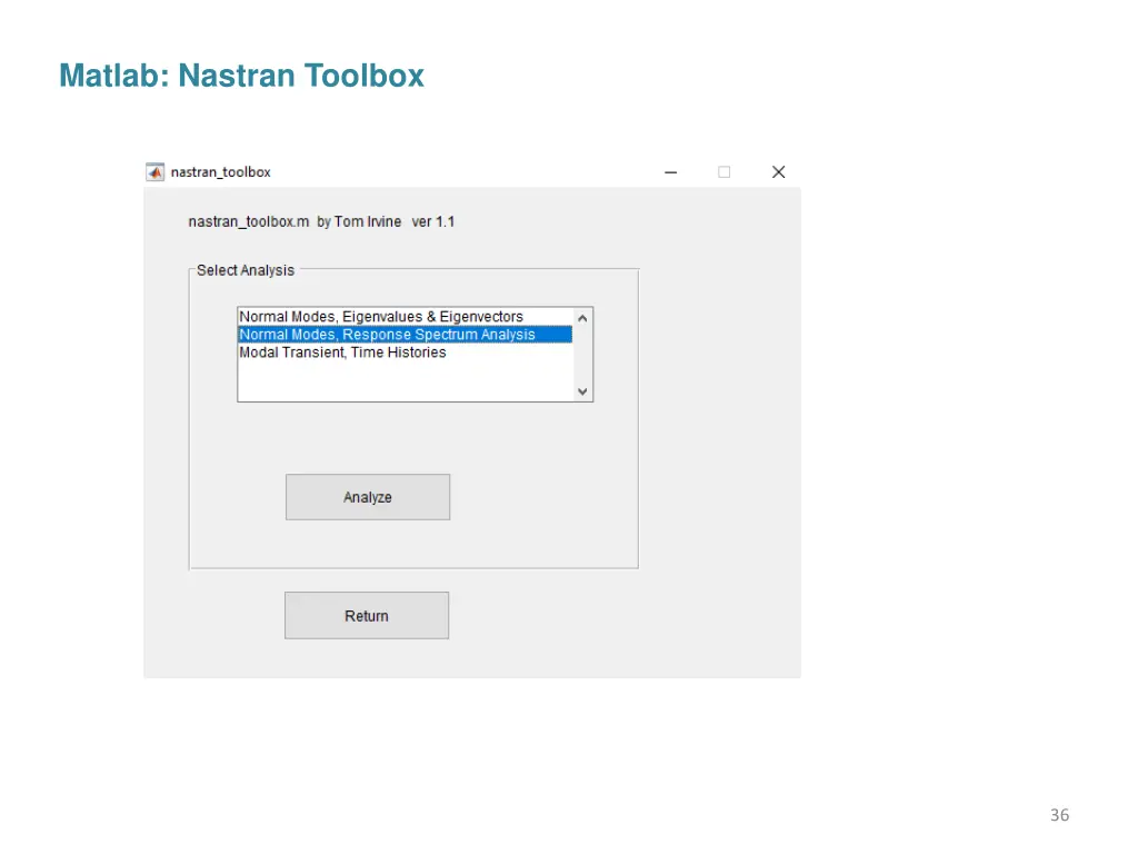 matlab nastran toolbox