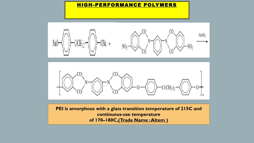 high high performance polymers performance 8